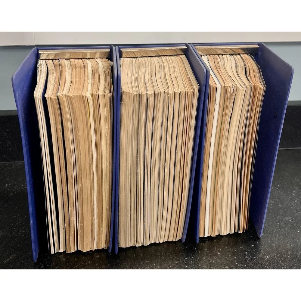 Vtg Locksmith Ledger Magazine Lot (Approx. 1971–1992) – 3 Binders/Files Included